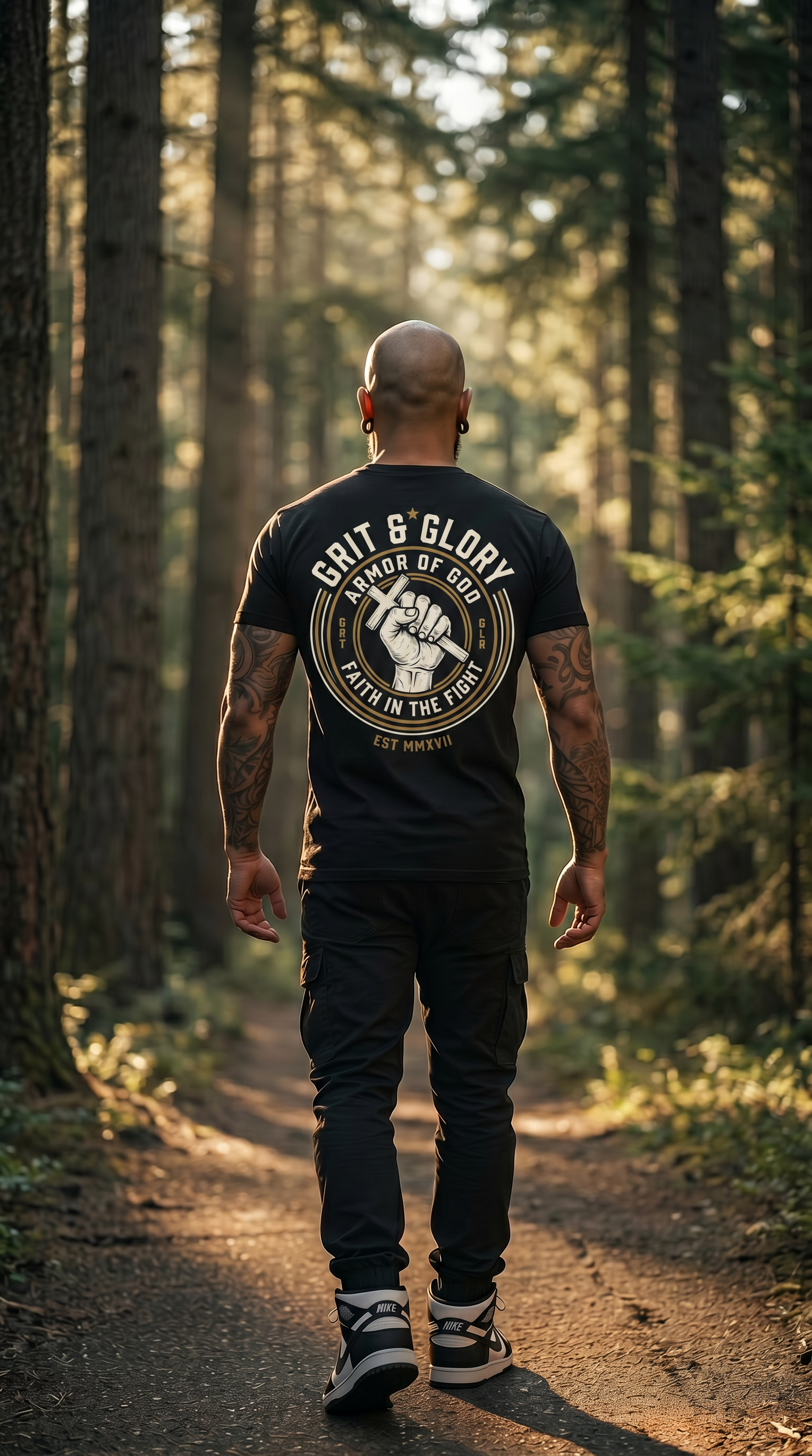 Grit & Glory 'Armor of God' Graphic T-Shirt
